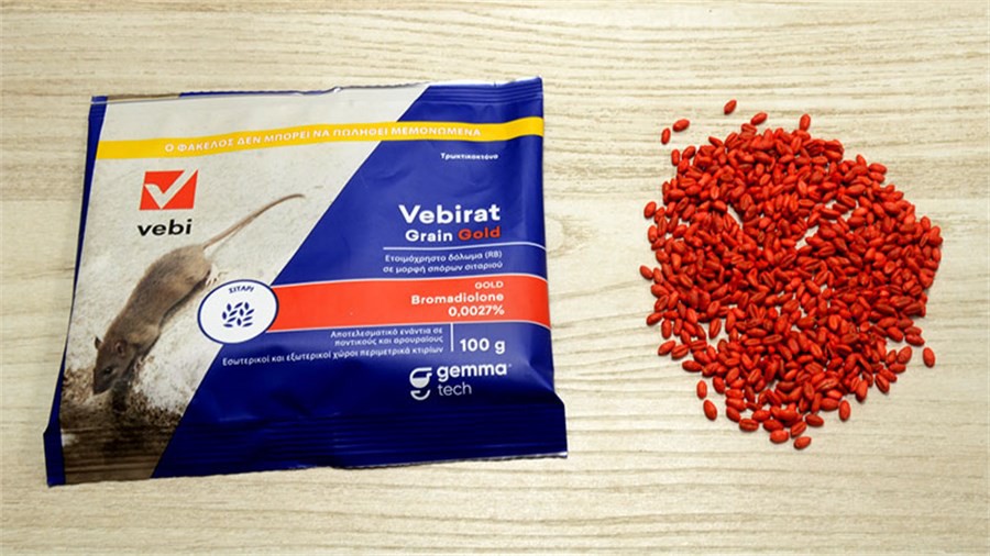 Vebirat Grain Gold τρωκτικοκτόνο σιτάρι 100g Gemma