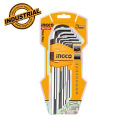 Κλειδιά άλλεν 1.5-10mm μακριά σετ 9 τεμ. Ingco
