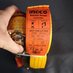 Ιμάντας πρόσδεσης φορτίου έως 3 Ton (10mx50mm) Ingco
