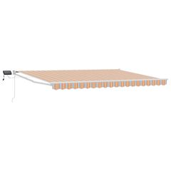 Χειροκίνητη αναδιπλούμενη τέντα με LED 5 x 3 m 3419332
