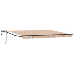 Χειροκίνητη αναδιπλούμενη τέντα με LED 5 x 3 m 3419503