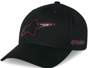 Καπέλο Alpinestars CRV BILL SNAPBACK CARBON FIBER Μαύρο