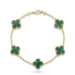 Clover μαλαχίτης χρυσό
