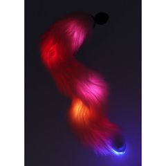 Taboom Glow In the Dark Unicorn Tail & Buttplug LED - Black
