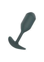 ToyJoy Buttocks The Player Weighted Plug - Grey-thumb-2