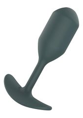 ToyJoy Buttocks The Champ Weighted Plug - Grey-thumb-1