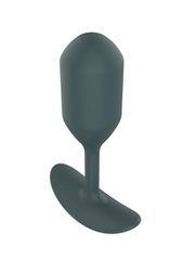 ToyJoy Buttocks The Champ Weighted Plug - Grey-thumb-5