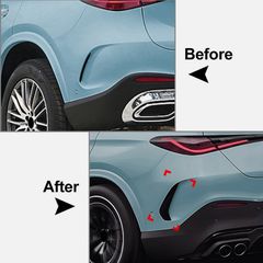 MERCEDES BENZ GLC c254 REAR CANARDS Type AMG / ΟΠΙΣΘΙΑ ΠΤΕΡΥΓΙΑ ΠΡΟΦΥΛΑΚΤΗΡΑ