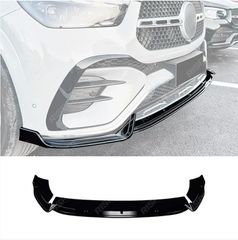 MERCEDES BENZ GLE w167 Front Lip Spoiler Type BRABUS / Εμπροσθιο σποιλερ σε μαυρο γυαλιστερο
