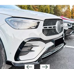 MERCEDES BENZ GLE c167 Front Lip Spoiler Type BRABUS / Εμπροσθιο σποιλερ σε μαυρο γυαλιστερο-thumb-1