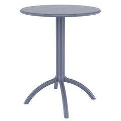 OCTOPUS Φ60Χ75εκ. DARK GREY ΤΡΑΠΕΖΙ ΠΟΛ/ΝΙΟΥ