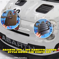 Abarth 500 / 595 Assetto Corse Hood Air Vents Σετ