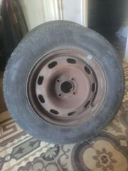 Ζαντολαστιχα 4τράδα 14" καρε 4χ108 κέντρο 6,51cm ηταν σε peugeot 406 . Λάστιχα παλια.