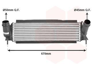 Nissan Navara (D23) (2015-2026) | Intercooler (Ψυγείο Αέρος) | VAN WEZEL | 33014704