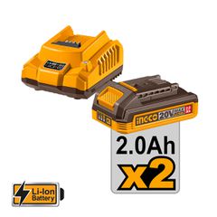 Εργαλεία Compact Μπαταρίας 20V Li-Ion Σετ 2 τεμ.-thumb-1