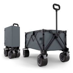 Πτυσσόμενο Καρότσι Τρόλεϊ Utility Wagon Rollster Grey Kinderkraft