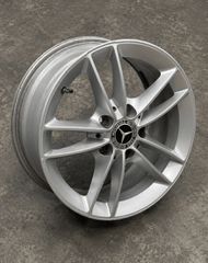 4 Ζάντες Μεταχειρισμένες Mercedes Γνήσιες 5x112 - 6.5x16-thumb-2