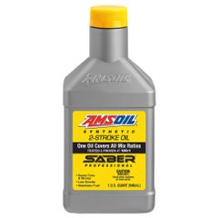 AMSOIL SABER Professional 100% Synthetic 2-Stroke Oil 946ml