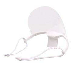 WHITE PLASTIC MULTI-PURPOSE FACE MASK-thumb-2