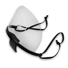 BLACK PLASTIC MULTI-PURPOSE FACE MASK-thumb-1