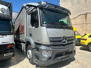 Καρότσα Μουσαμάς Mercedes-Benz 2019 Actros 1830 Με υδραυλική πόρτα!