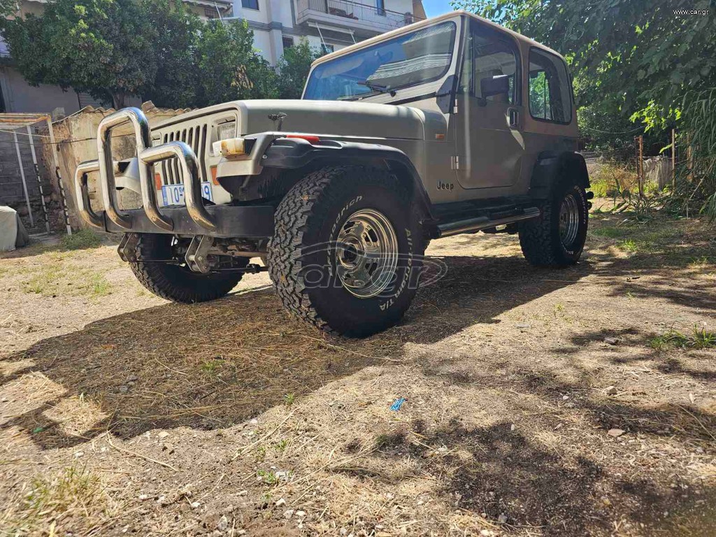 Jeep Wrangler 1996 ΧΩΡΙΣ ΤΕΚΜΗΡΙΟ με κρατικες ιστορικες πινακιδες