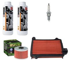 Κιτ Σέρβις Honda AX-1 NX 250 Dominator – Λάδι 15W-50 - Φίλτρο Αέρος - Φίλτρο Λαδιού - Μπουζί