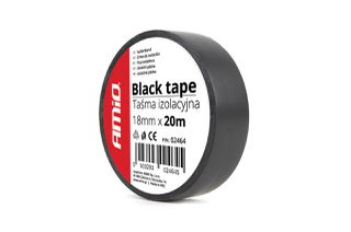 Amio - ΜΟΝΩΤΙΚΗ ΤΑΙΝΙΑ ΜΑΥΡΗ 19MM - 20M - 1 τεμ. (02464/AM)