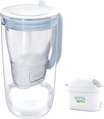 Brita Glass Κανάτα Γυάλινη Blue 2500ml με 1 Ανταλλακτικό Φίλτρο BR-JG-1