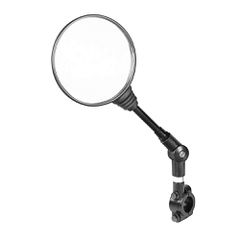 ΚΑΘΡΕΠΤΗΣ ΠΟΔΗΛΑΤΟΥ BIKO+ ΣΤΡΟΓΓΥΛΟΣ M10x1,25 ΜΕ ΒΑΣΗ ΣΤΗΡΙΞΗΣ ΤΙΜΟΝΙΟΥ 22mm DX/SX ΜΑΥΡΟ ΧΡΩΜΑ LAMPA - 1 ΤΕΜ.