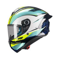 Κράνος Μηχανής Full Face Κράνος MT Targo S Outside B6 μαύρο/fluo gloss