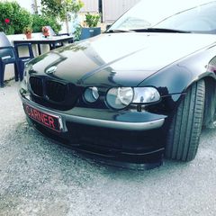 Καρδιές Μάσκας Για Bmw 3 E46 99-01 SedanTouringCompact M4 Look Με Διπλή Γρίλια Μαύρο Γυαλιστερό 2 Τεμάχια-thumb-1
