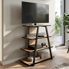 Έπιπλο τηλεόρασης Lyno Megapap χρώμα sapphire oak 70,4x54x80εκ.