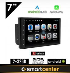 Οθόνη 2DIN Android Auto-Apple Carplay αφής 7″ ιντσών ιδανική για Smart 450