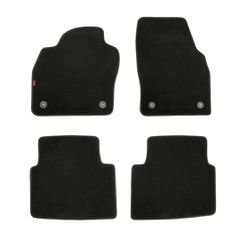 Lampa - Πατάκια Executive Μοκέτα Για Skoda Kamiq (Nw) 12/2019 > 02/2024 5πορτο / SUV Σε Μαύρο Χρώμα Με Κουμπώματα - 4 τεμ. (L2329.9)