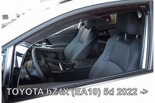 ΑΝΕΜΟΘΡΑΥΣΤΕΣ ΓΙΑ TOYOTA BZ4X (EA10) 5D 2022+ - ΖΕΥΓΑΡΙ ΑΥΤΟΚΙΝΗΤΟΥ ΑΠΟ ΕΥΚΑΜΠΤΟ ΦΙΜΕ ΠΛΑΣΤΙΚΟ HEKO - 2 ΤΕΜ.