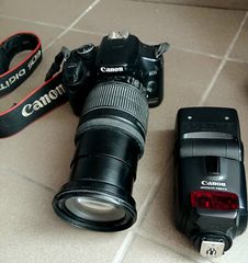 Canon φωτογραφική μηχανή κ φακό κ φλας