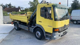 Ανατροπή + Γερανός Mercedes-Benz 2001 ATEGO 1223 ΤΗΛΕΧΕΙΡΙΣΜΟΣ 3 ΥΔΡ.ΒΕΛ. 14 ΜΕΤΡΑ-thumb-11