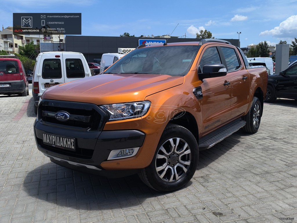 Pickup - Αγροτικό Ford 2019 RANGER WILDTRAK ΕΛΛΗΝΙΚΟ • 1ο ΧΕΡΙ • ΣΑΝ ΚΑΙΝΟΥΡΓΙΟ