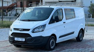 Ford Transit Custom 2018 EURO6 | 6ΘΕΣΙΟ | ΣΕΡΒΙΣ ΑΞΙΑΣ 1200€ | L2 LONG+ΣΧΑΡΑ ΟΡΟΦΗΣ-thumb-1