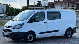 Ford Transit Custom 2018 EURO6 | 6ΘΕΣΙΟ | ΣΕΡΒΙΣ ΑΞΙΑΣ 1200€ | L2 LONG+ΣΧΑΡΑ ΟΡΟΦΗΣ-thumb-2