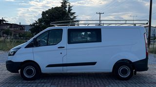 Ford Transit Custom 2018 EURO6 | 6ΘΕΣΙΟ | ΣΕΡΒΙΣ ΑΞΙΑΣ 1200€ | L2 LONG+ΣΧΑΡΑ ΟΡΟΦΗΣ-thumb-3