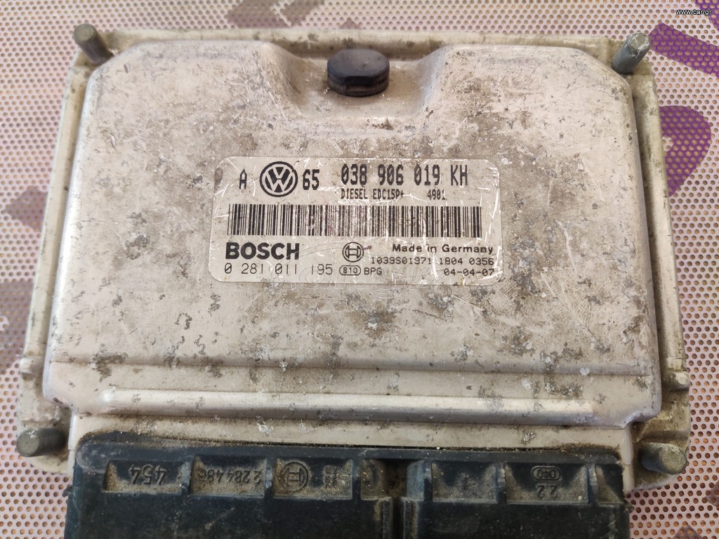 Εγκέφαλος κινητήρα 038906019 KH DIESEL SKODA OCTAVIA / VOLKSWAGEN GOLF EDC15P+