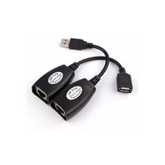 POWERTECH αντάπτορας CAT 5/5a/6 σε USB CAB-N098, μαύρος
