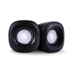 POWERTECH ηχεία Essential sound PT-844, 2x 3W, 3.5mm, μαύρα