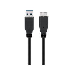 GOOBAY καλώδιο USB 3.0 σε USB 3.0 micro Τype B 95026, 1.8m, μαύρο