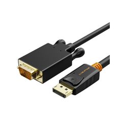 Καλώδιο CABLETIME Displayport σε VGA AV585, 1080p, 1.8m, μαύρο