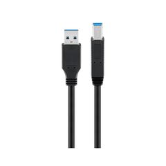 GOOBAY καλώδιο USB 3.0 SuperSpeed σε USB Type B 93654, 3m, μαύρο