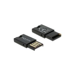DELOCK USB card reader 91603 για κάρτες μνήμης micro SD, μαύρο