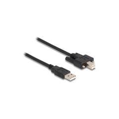 DELOCK καλώδιο USB σε USB Type B 87215, 3m, μαύρο